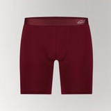 Cotton Long Boxer Brief Crimson