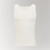 Modal Seamless V Neck White