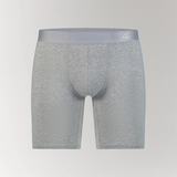 Cotton Long Boxer Brief Grey