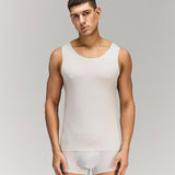 Modal Seamless V Neck Grey